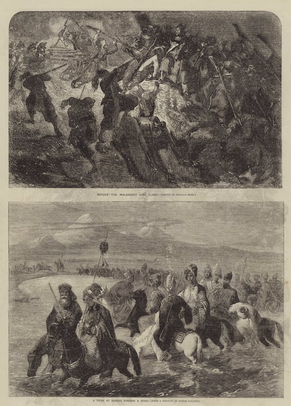 Sota Krimissä tekijältä Gustave after Dore