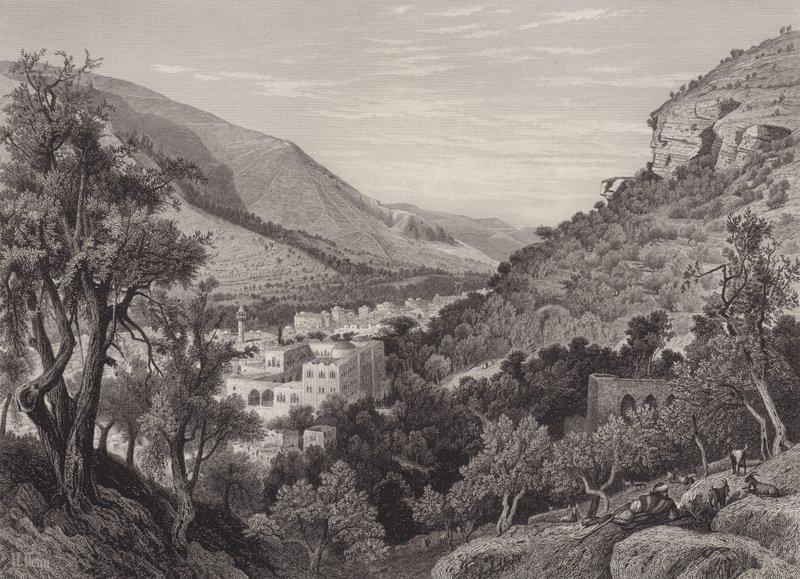 Nablus, muinainen Sekem tekijältä after Harry Fenn
