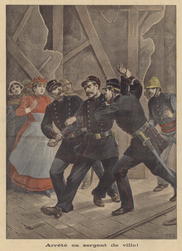 Poliisin pidättäminen tekijältä after Henri Meyer