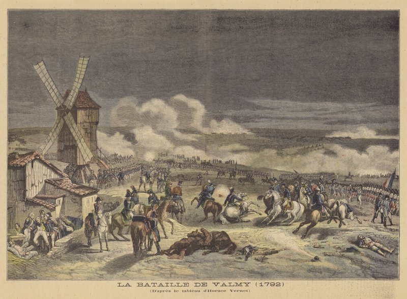 Valmyn taistelu (1792) tekijältä after Horace Vernet