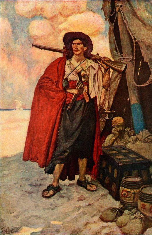 Buccaneer oli viehättävä kaveri tekijältä after Howard Pyle