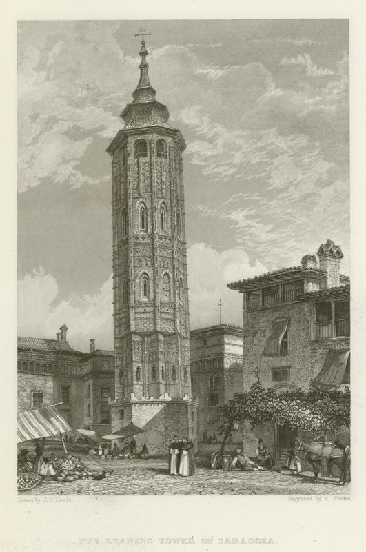 Zaragozan kalteva torni tekijältä after John Frederick Lewis