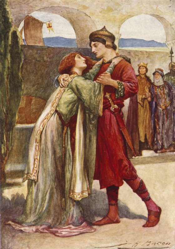 Posthumus ja Imogen tekijältä after John Henry Frederick Bacon