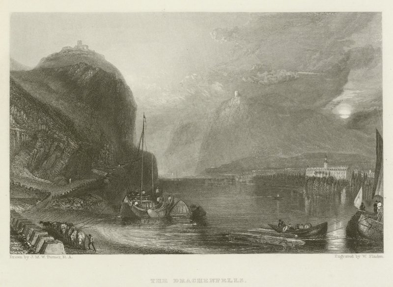 Drachenfelsit tekijältä after Joseph Mallord William Turner