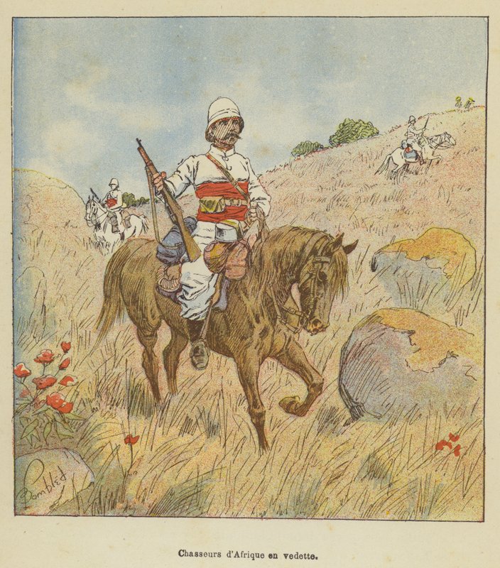 Suositellut afrikkalaiset metsästäjät tekijältä after Louis Charles Bombled