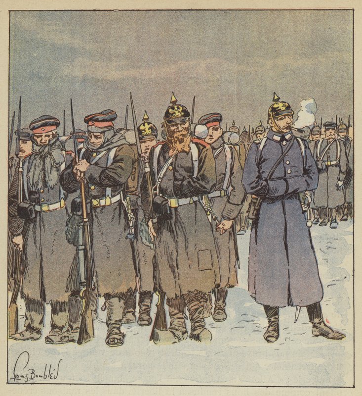 Tiettyjen Preussin joukkojen kieltäminen tekijältä after Louis Charles Bombled
