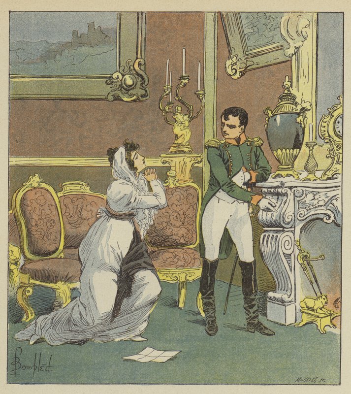 Napoleon ja rouva Hatzfeld tekijältä after Louis Charles Bombled