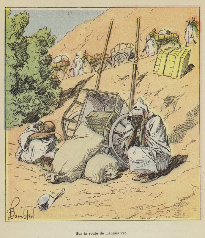 Tiellä Antananarivoon tekijältä after Louis Charles Bombled