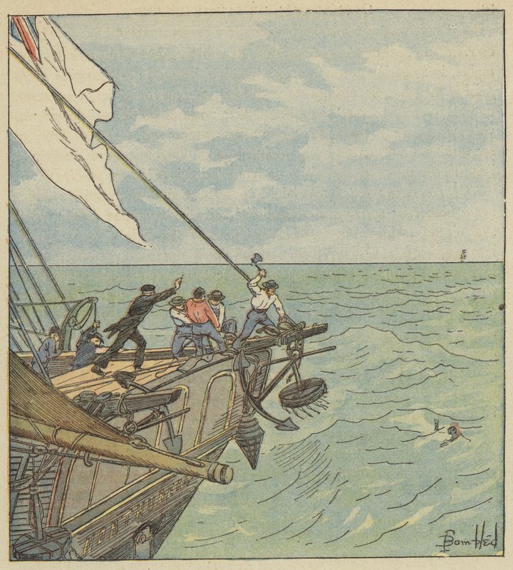 Meren mies tekijältä after Louis Charles Bombled