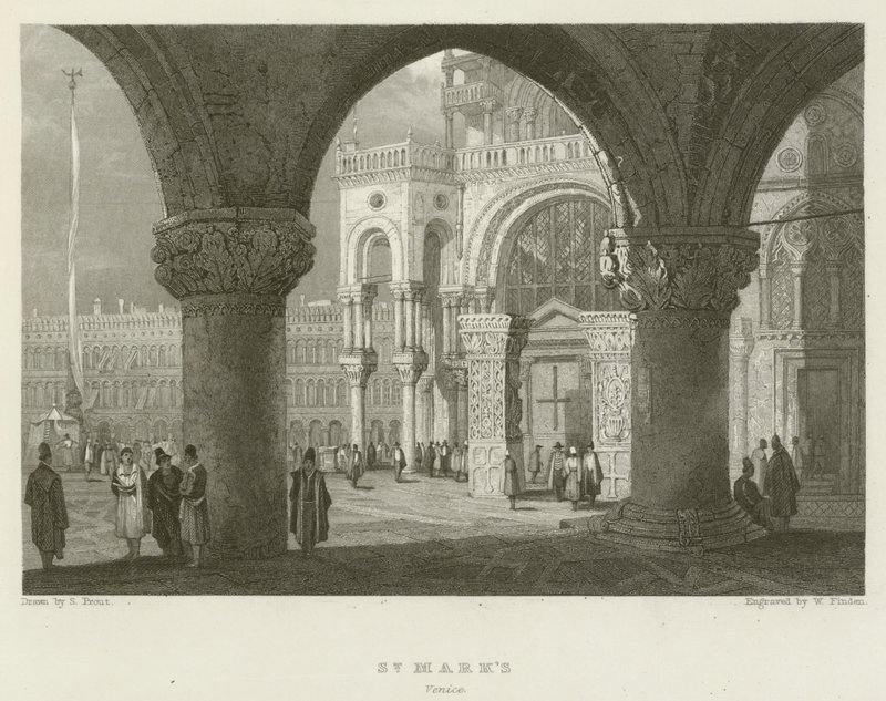 St Marks, Venetsia tekijältä Samuel (after) Prout