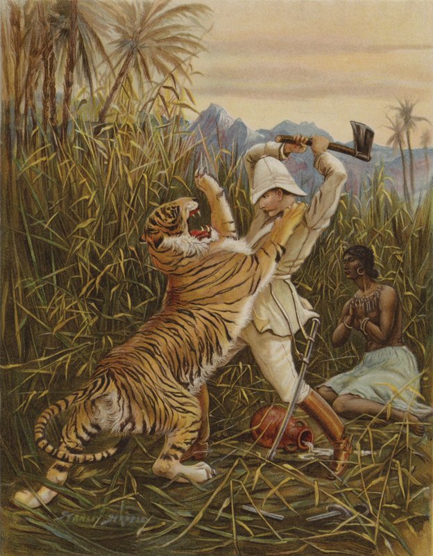Oikea-aikainen pelastus (chromolitho) tekijältä after Stanley Berkeley